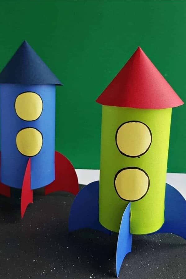 Homemade Rocket Craft For Kids