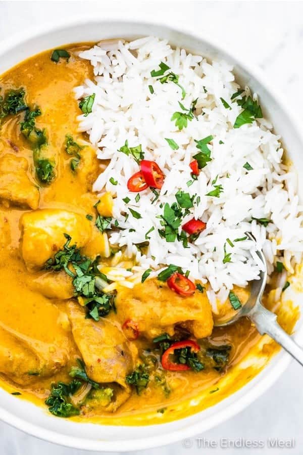 Crockpot Thai Chicken Curry