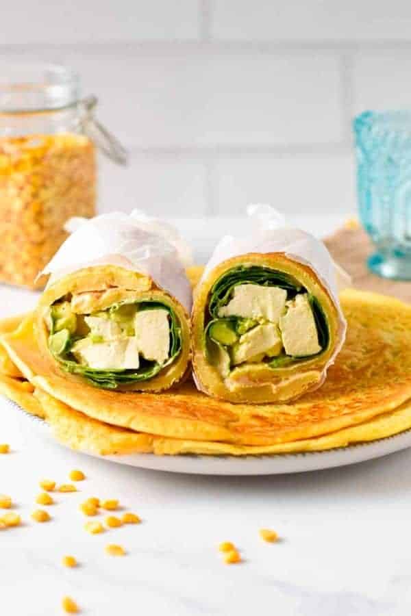 2-INGREDIENT HIGH-PROTEIN LENTIL WRAPS