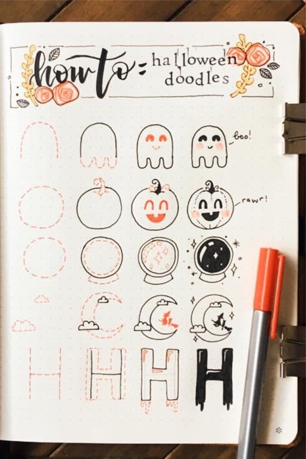 Cute Halloween Doodles