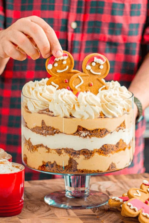 Christmas Gingerbread Trifle