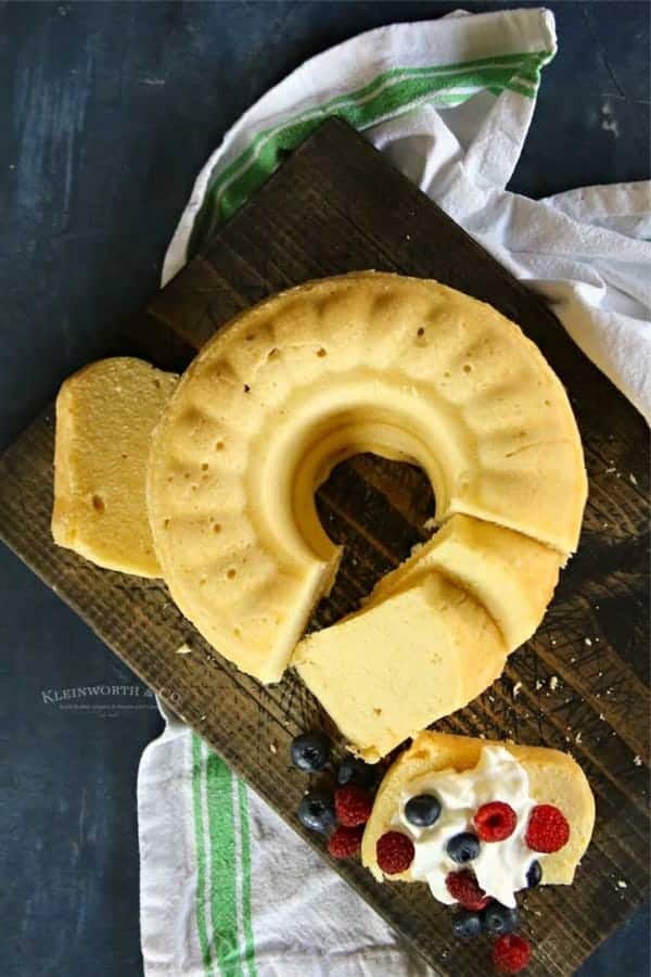 Instant Pot Almond Pound Cake