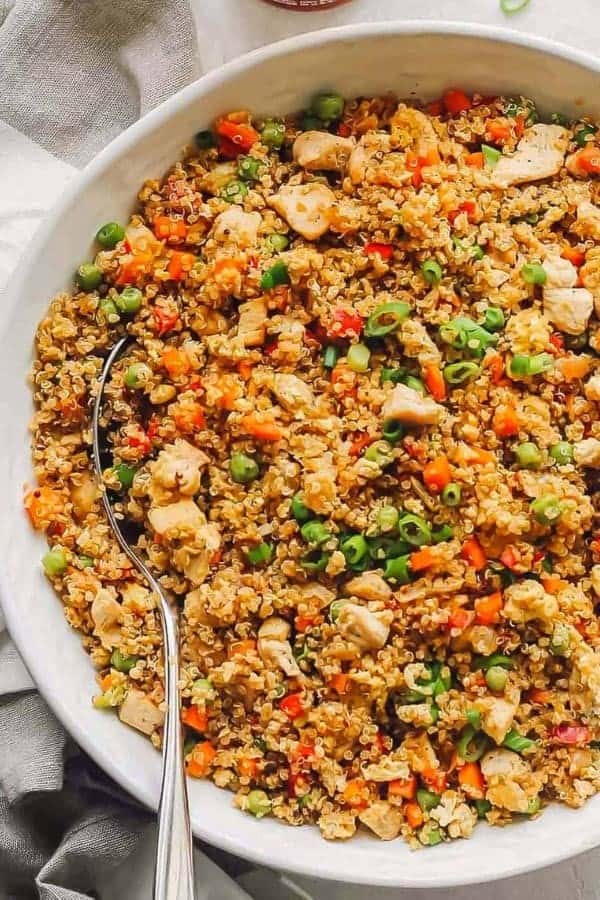 QUINOA CHICKEN FRIED RICE