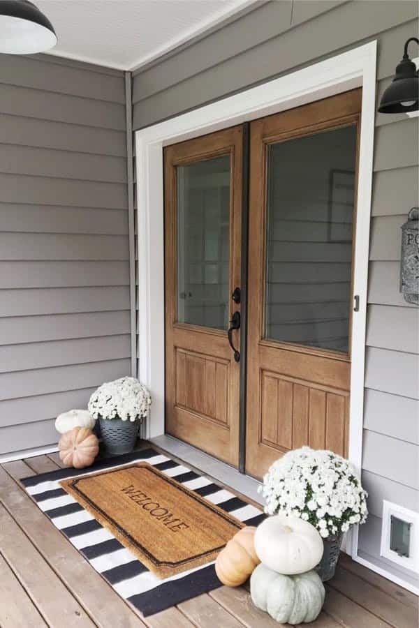 Clean Front Porch For Fall