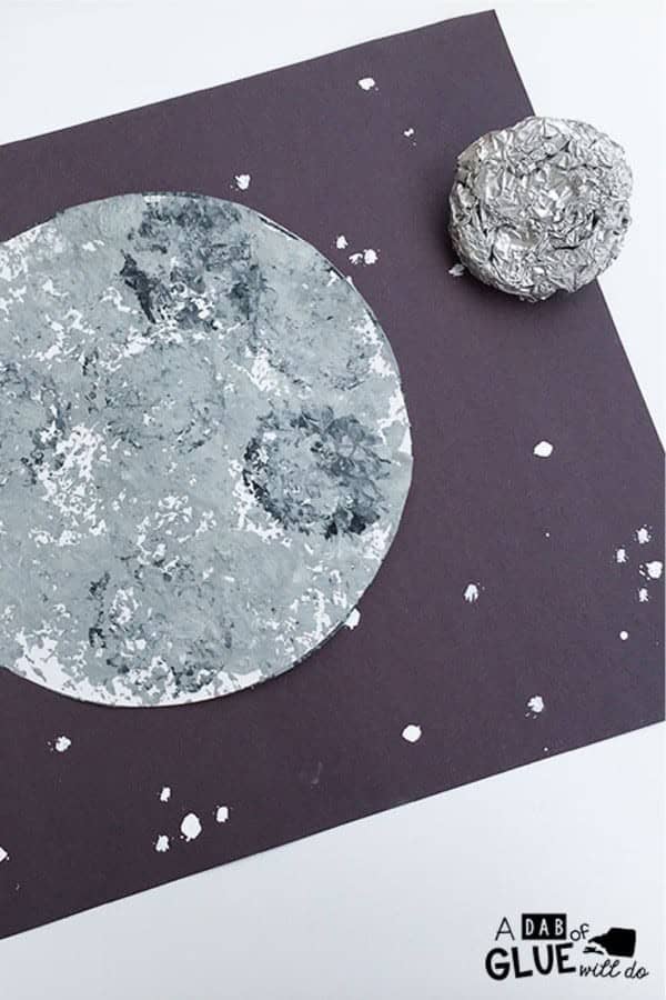 Foil-Printed Moon Craft