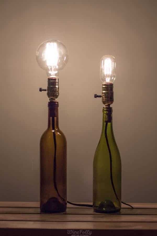 WINE BOTTLE LAMP