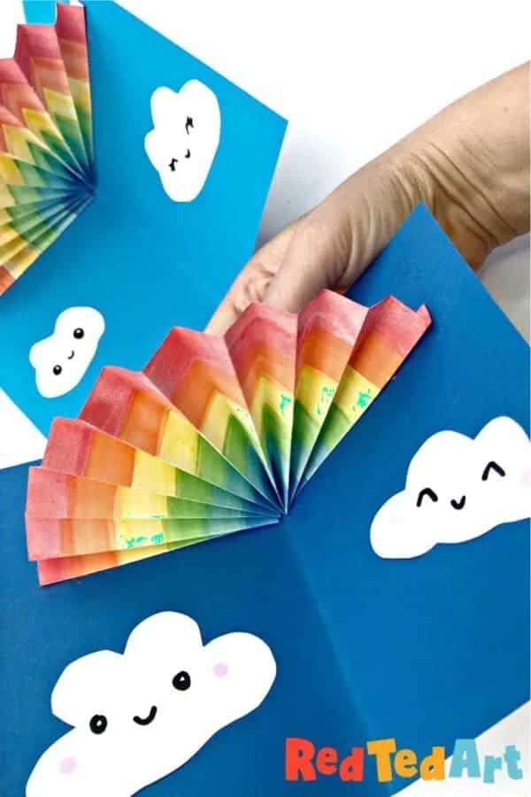 How to Make an Easy Pop Up Rainbow Card