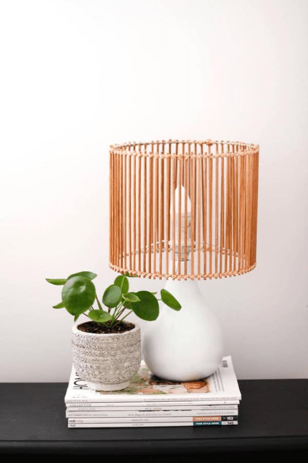 Rattan-Style Lamp