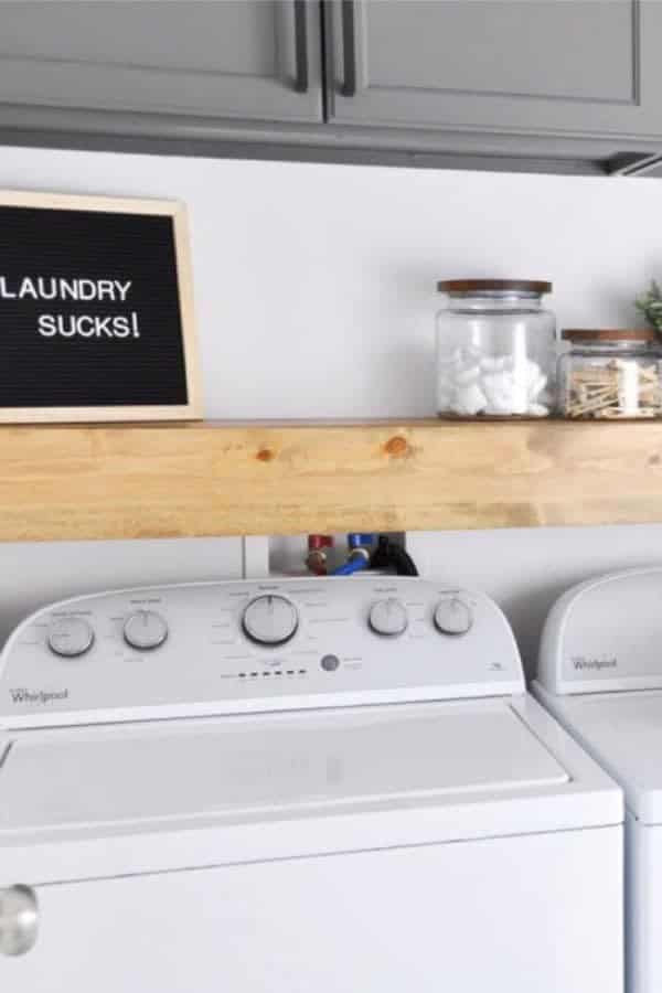 DIY Faux Floating Shelf