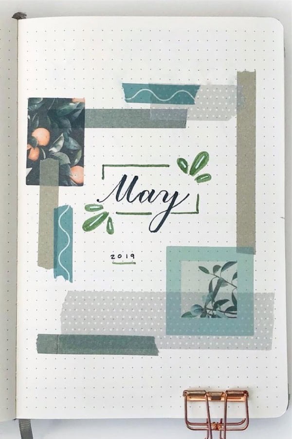 May Washi Tape Cover