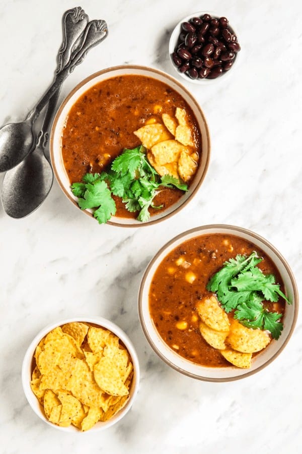 Vitamix Tortilla Soup