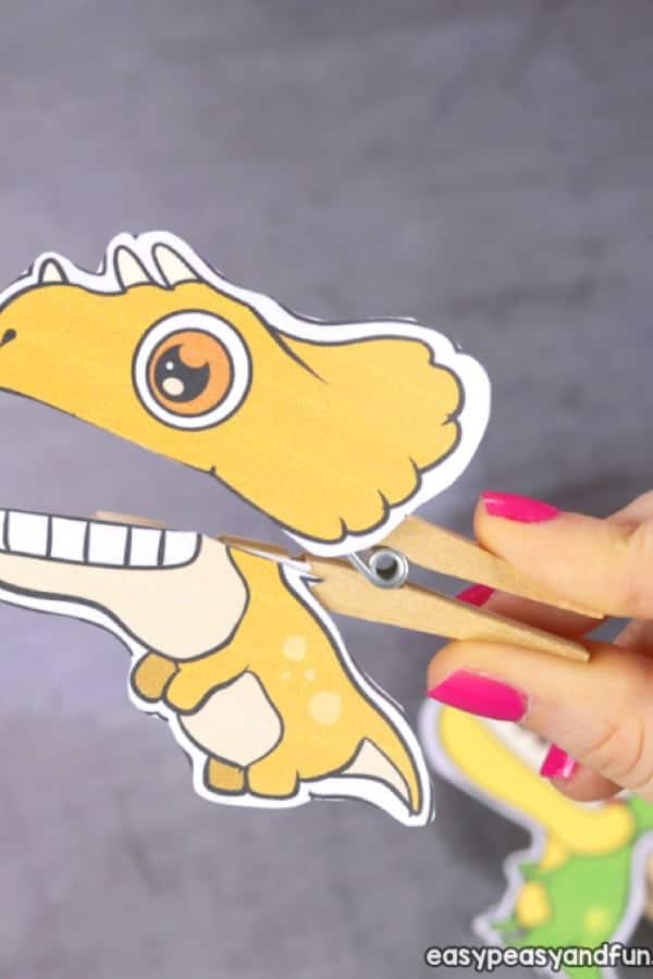 Dinosaurs Clothespin Puppets