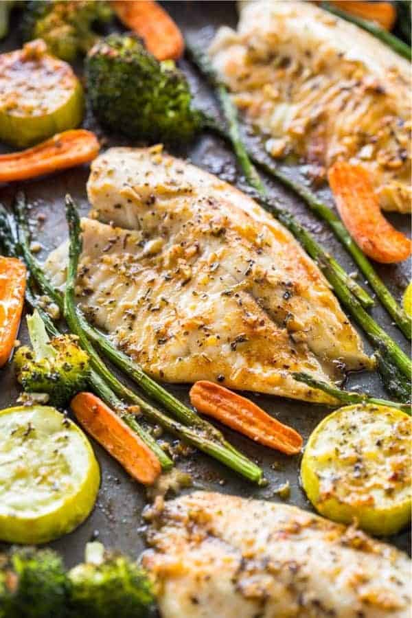 Healthy Sheet Pan Tilapia