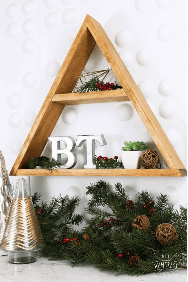 Triangle Keepsake Shelf