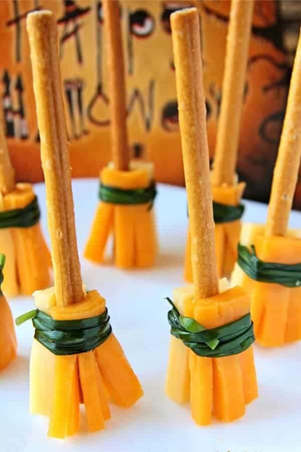 Cheesy Witches Broomsticks