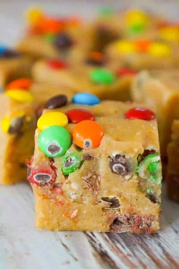 MONSTER COOKIE DOUGH FUDGE