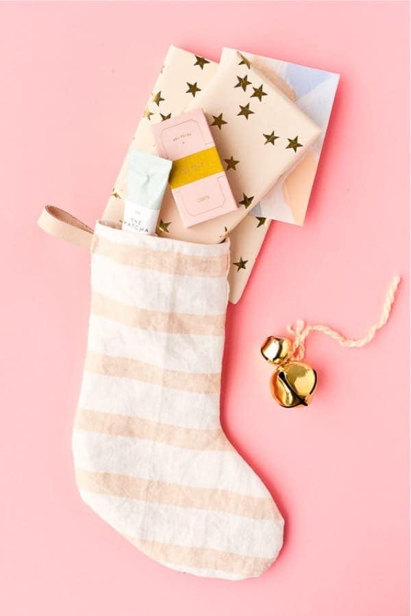 DIY Stockings with Old Tea Towels