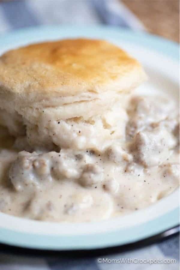 Crockpot Biscuits and Gravy Recipe