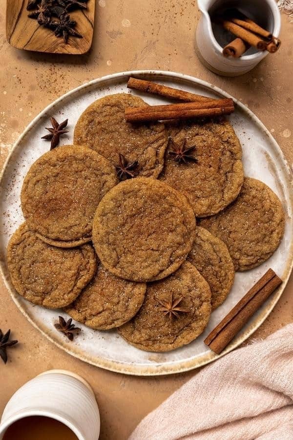 VEGAN BROWN SUGAR CHAI COOKIES