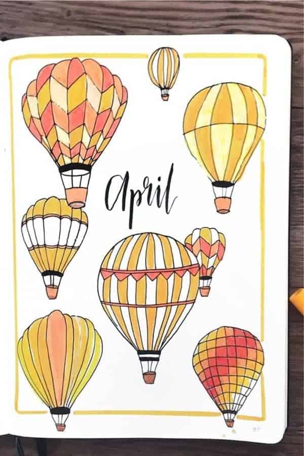 April Monthly Cover Example