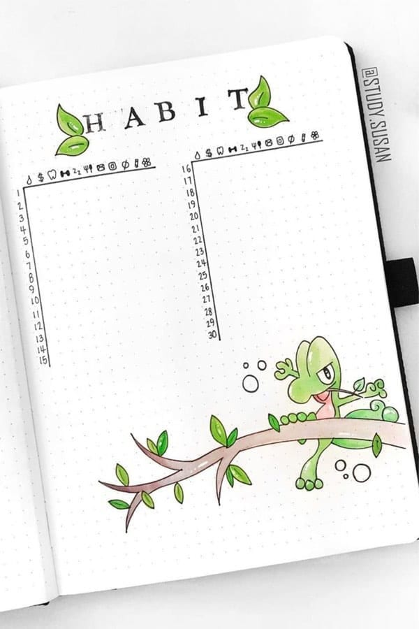 Simple September Habit Tracker