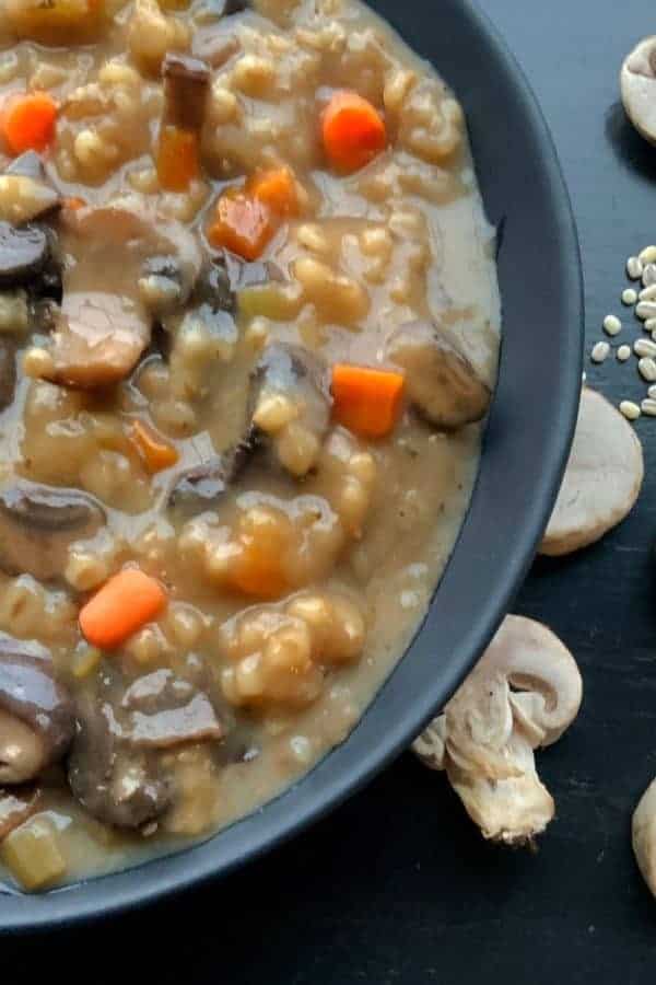 MUSHROOM BARLEY SOUP