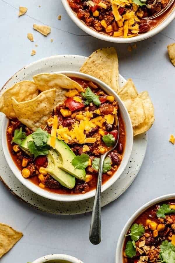 TURKEY AND CORN CHILI