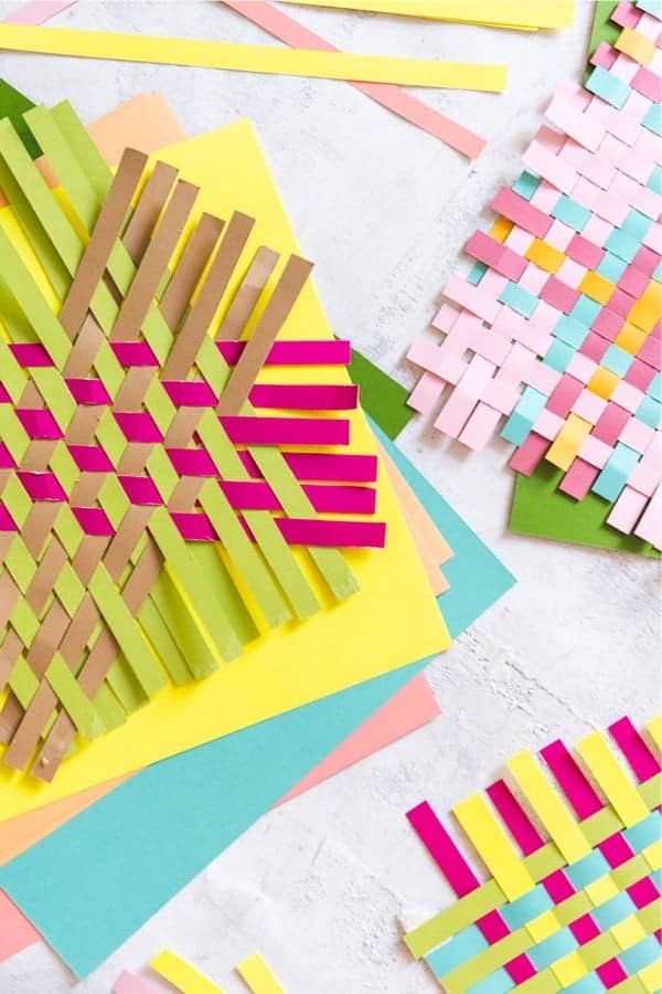 Paper Weaving Craft Tutorial