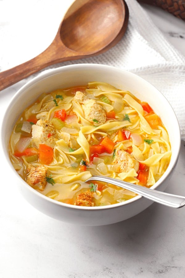 Cajun Chicken Noodle Soup