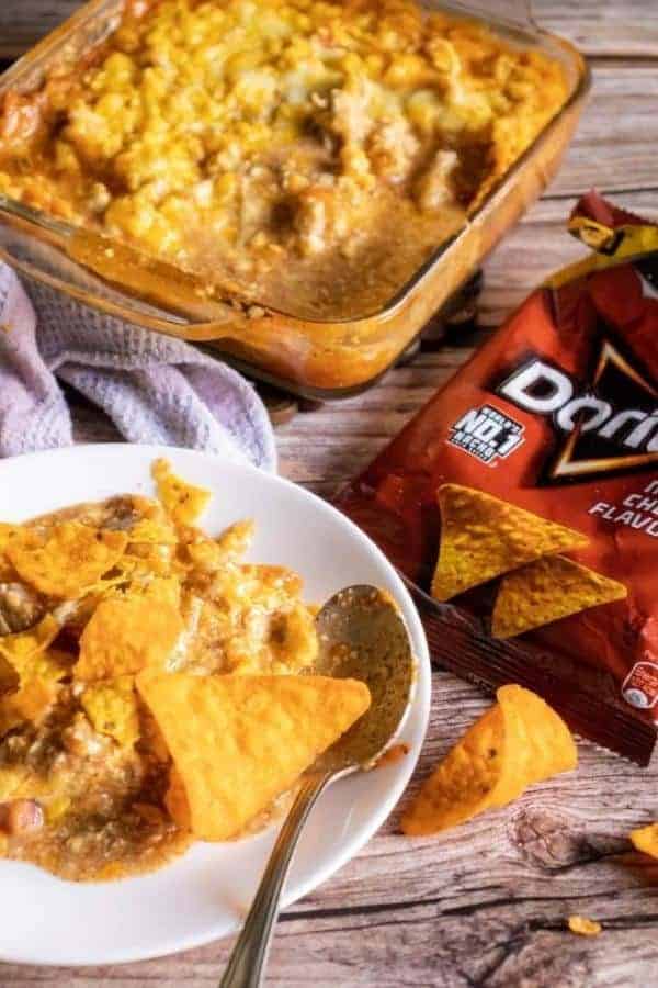 NACHO CHEESE DORITO CHICKEN CASSEROLE