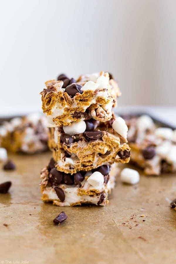 NO-BAKE SMORES BARS