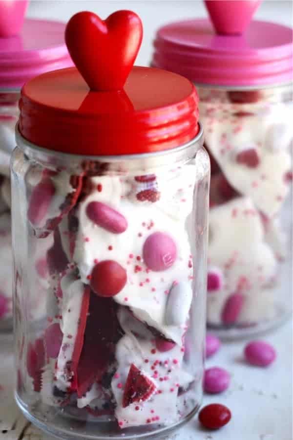 Red Velvet Valentine Bark