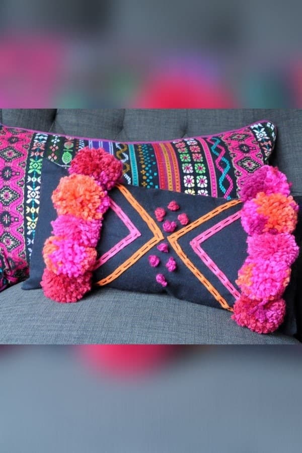 DIY BOHO MOROCCAN PILLOW