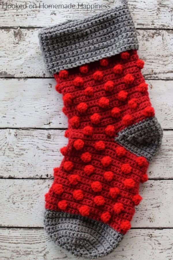 Bobble Crochet Stocking Pattern