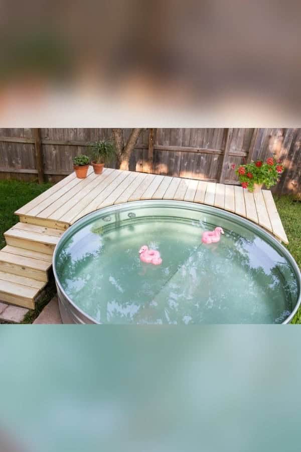 DIY POOL DECK WITH SECRET HATCH