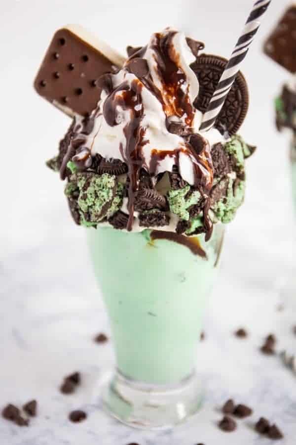 Crazy Mint Chocolate Shake