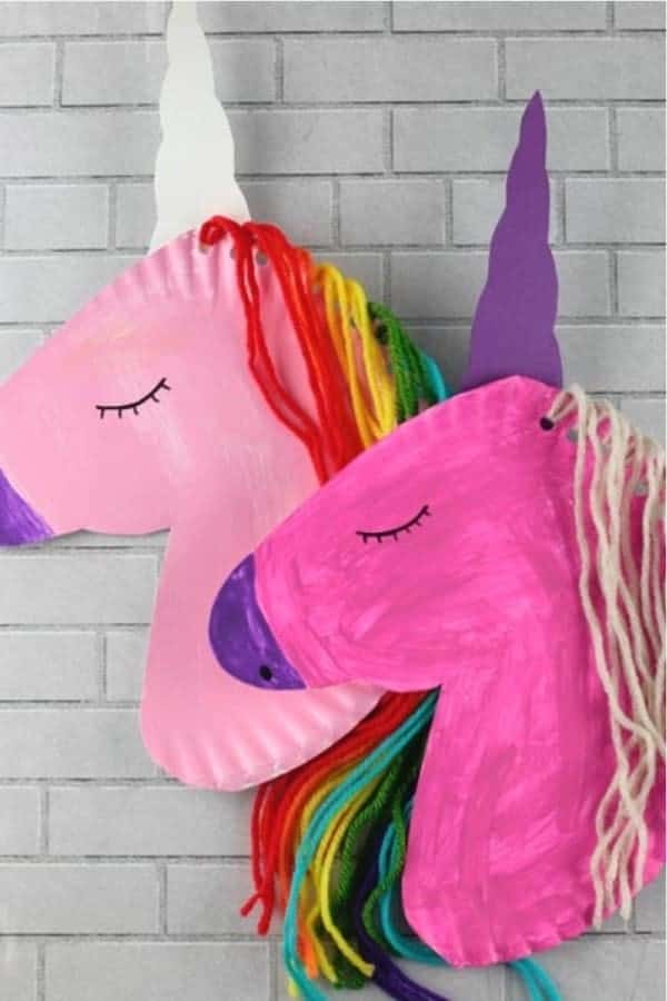 Paper Plate Unicorns For Kids