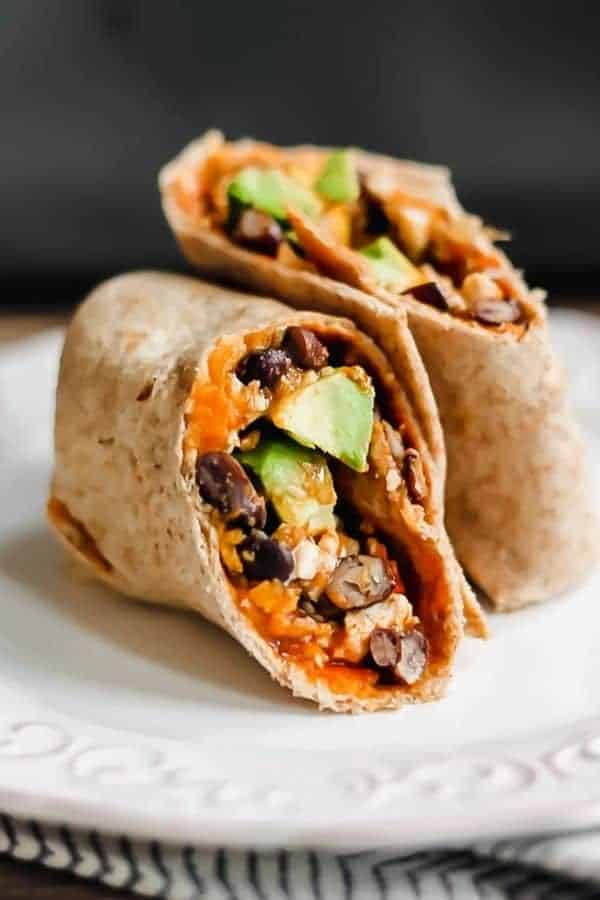 SWEET POTATO BREAKFAST BURRITOS