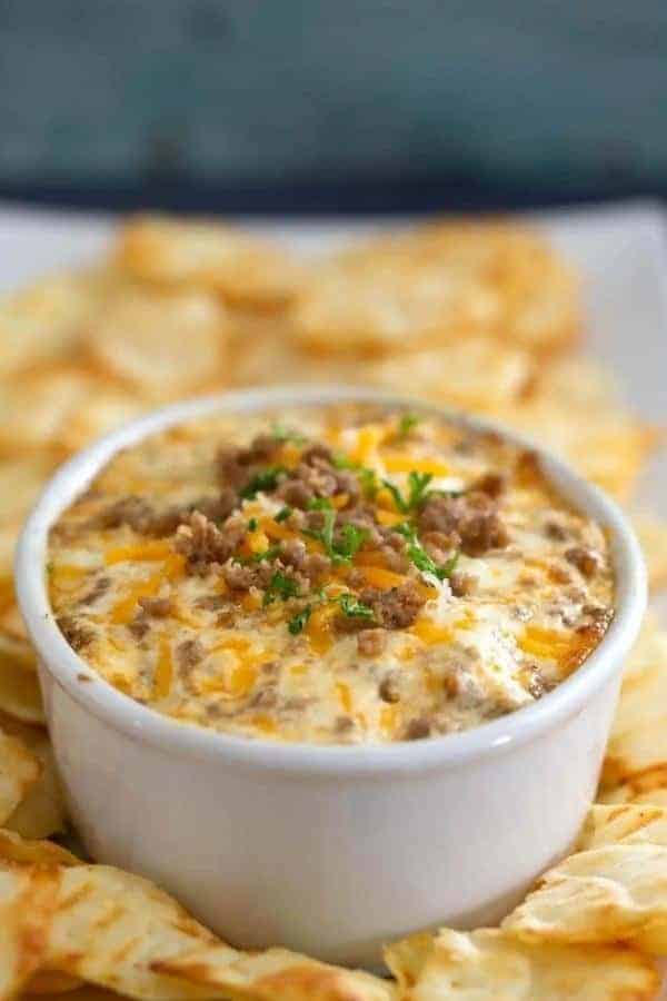 SAUSAGE CHEESE DIP