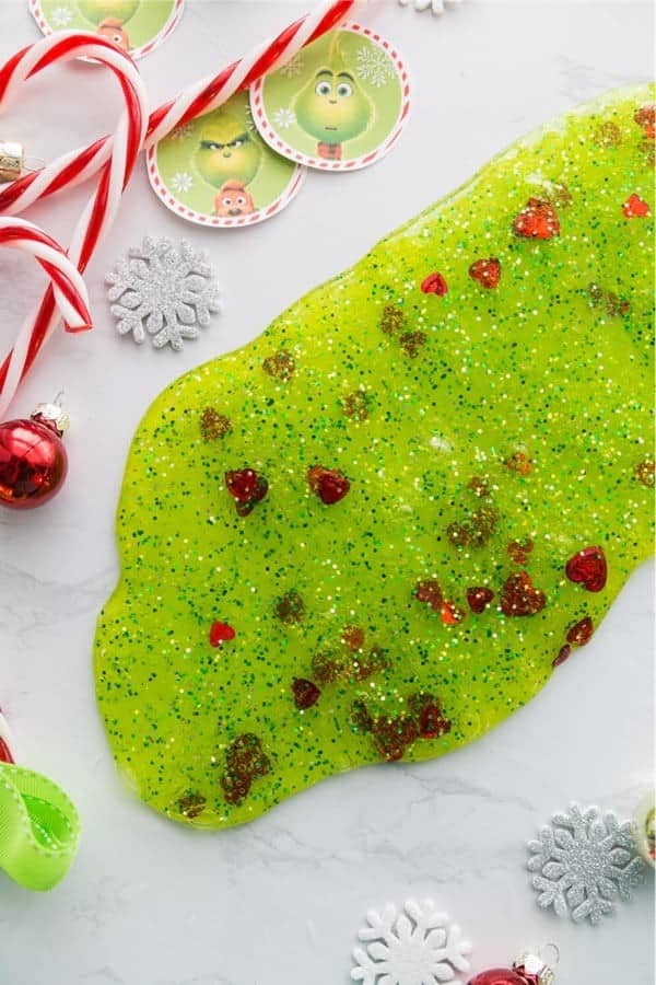 Grinch Slime Recipe for Kids