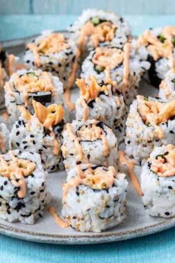 SPICY CRAB SALAD SUSHI