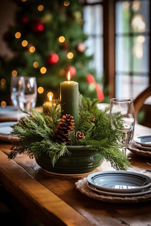 Evergreen Centerpiece