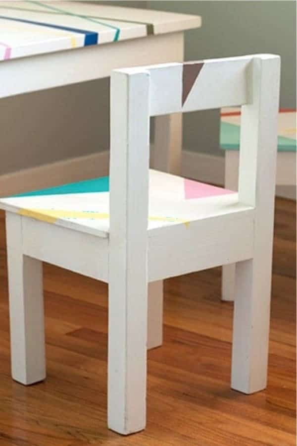 Easy DIY Kids Table and Chairs Set