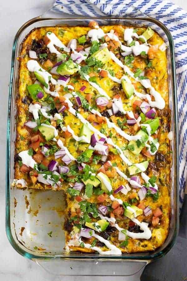 MEXICAN BREAKFAST CASSEROLE