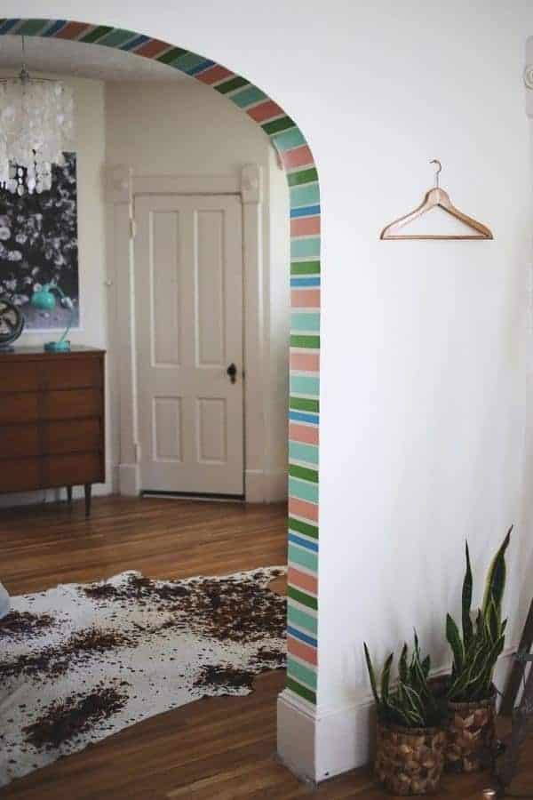 WASHI TAPE STRIPE DOORWAY