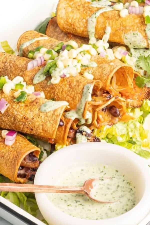 HOMEMADE VEGAN TAQUITOS