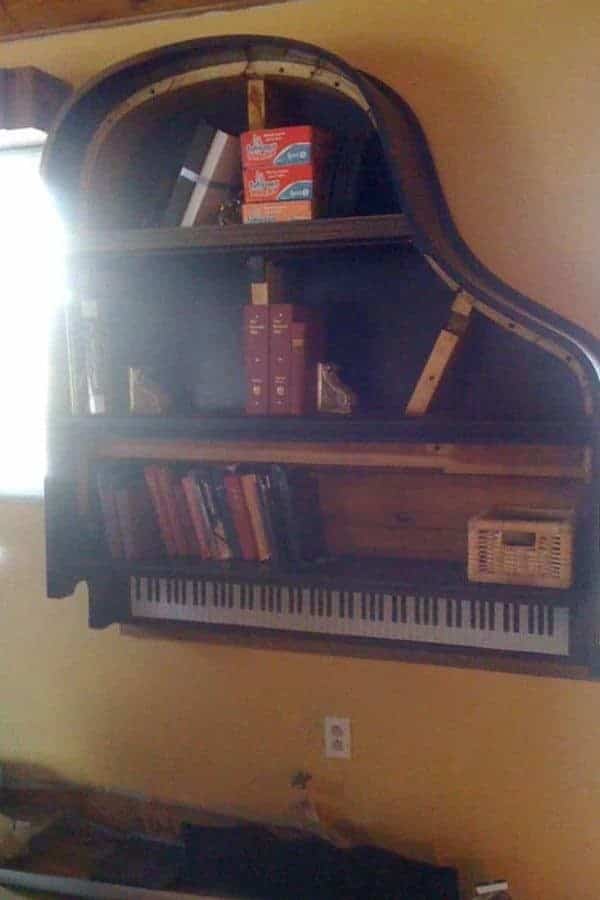 PIANO BOOKCASE