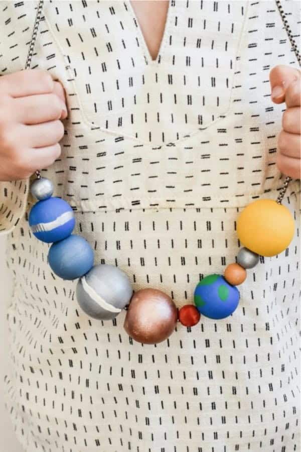 How To Make A DIY Solar System Necklace