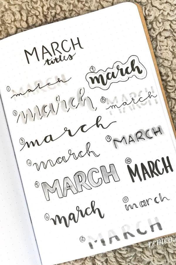 March Header Ideas