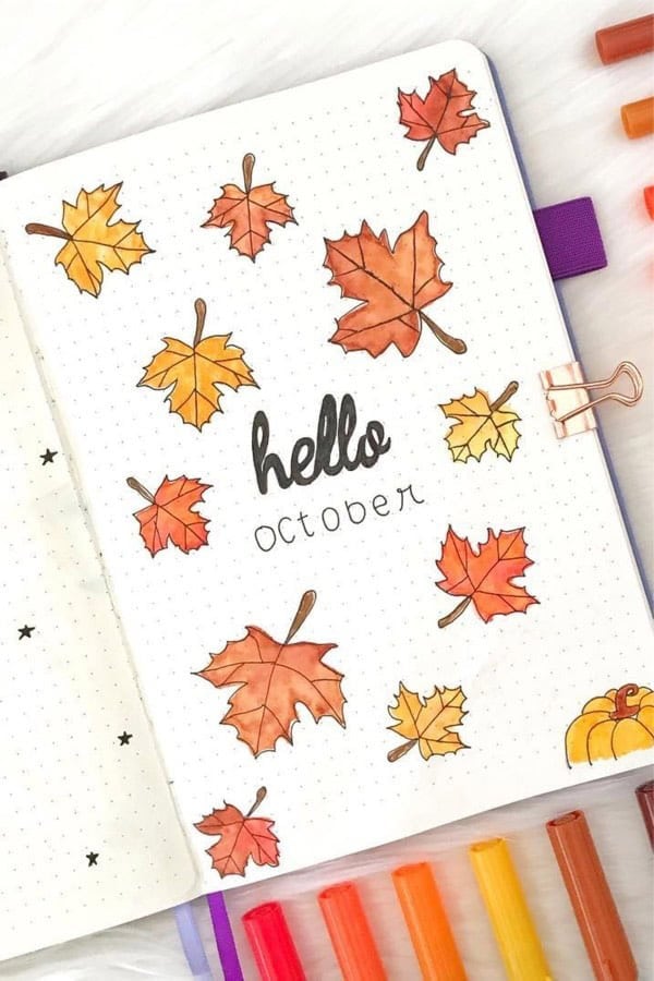 Leaf Theme Monthly Cover